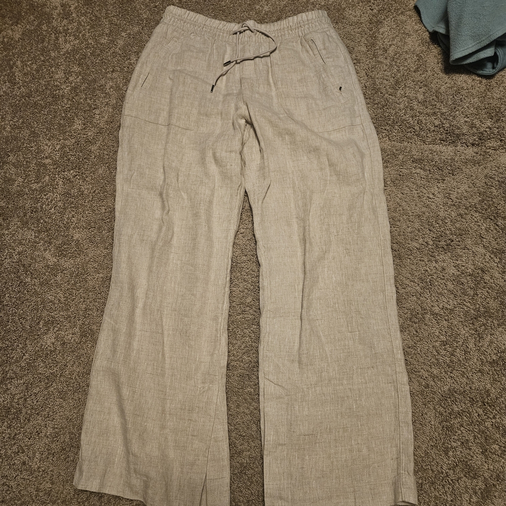 Athleta Women's Wide Leg Pants - Light Tan